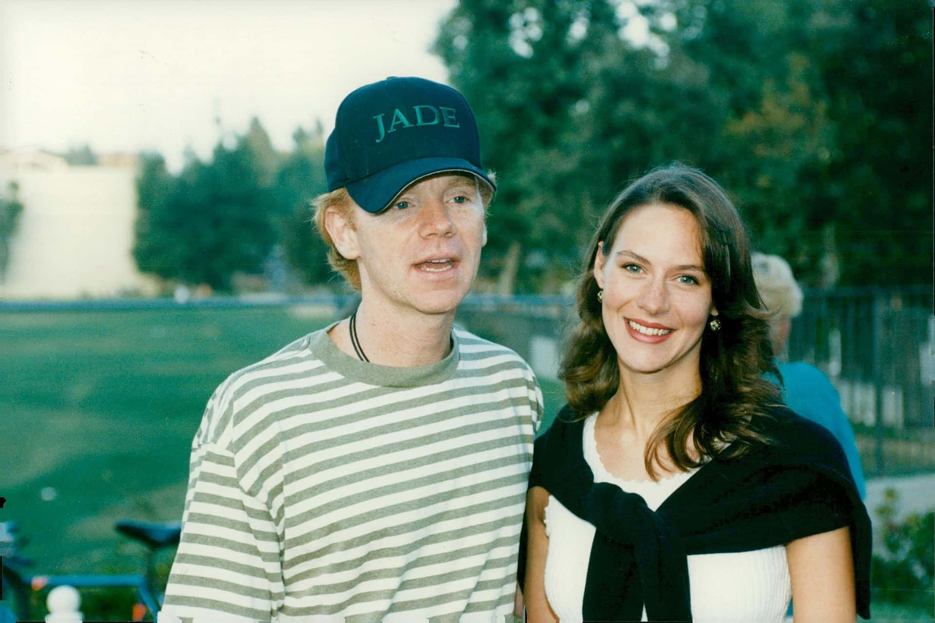 American Actor David Caruso Posing For A Photoshoot Background