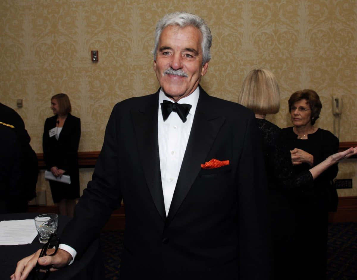 American Actor Dennis Farina In A Still From A Movie Scene.