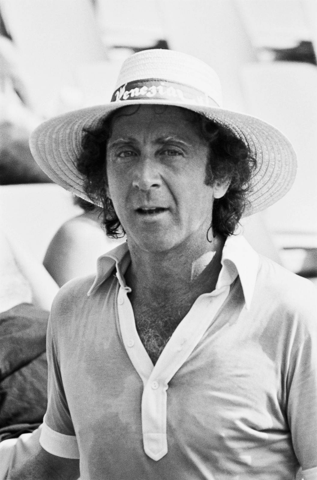 American Actor Gene Wilder During The Venice Film Festival, 1981 Background