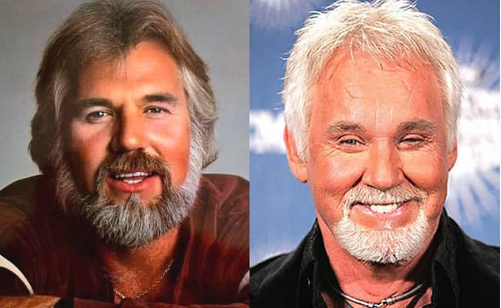 American Actor Kenny Rogers Collage