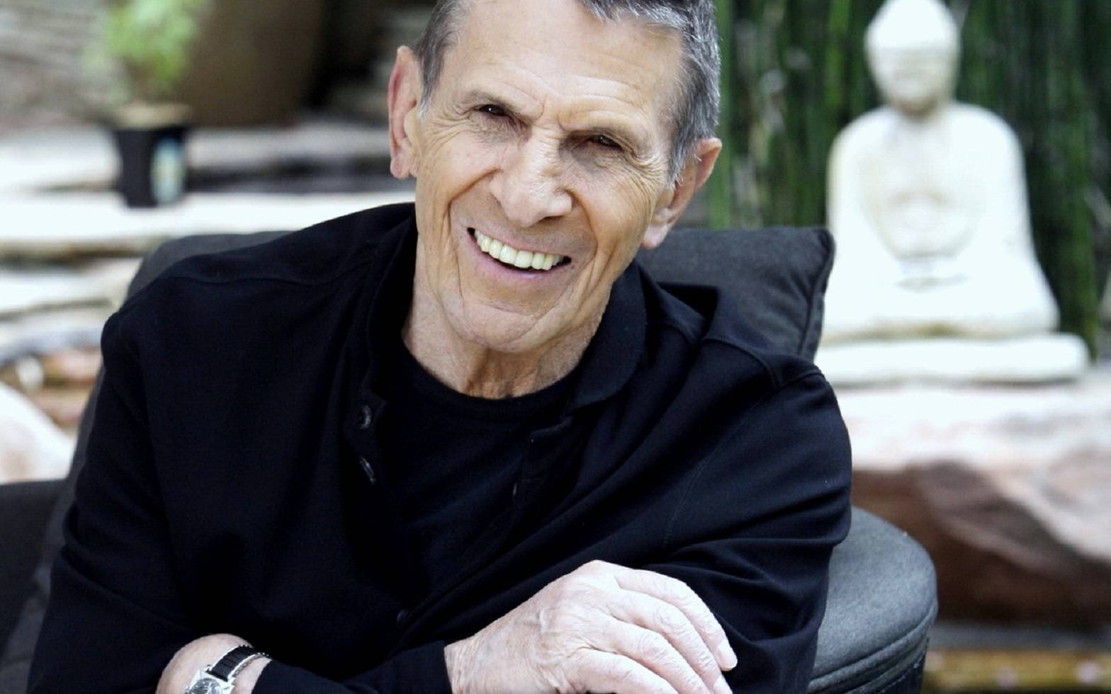 American Actor Leonard Nimoy Portrait Background