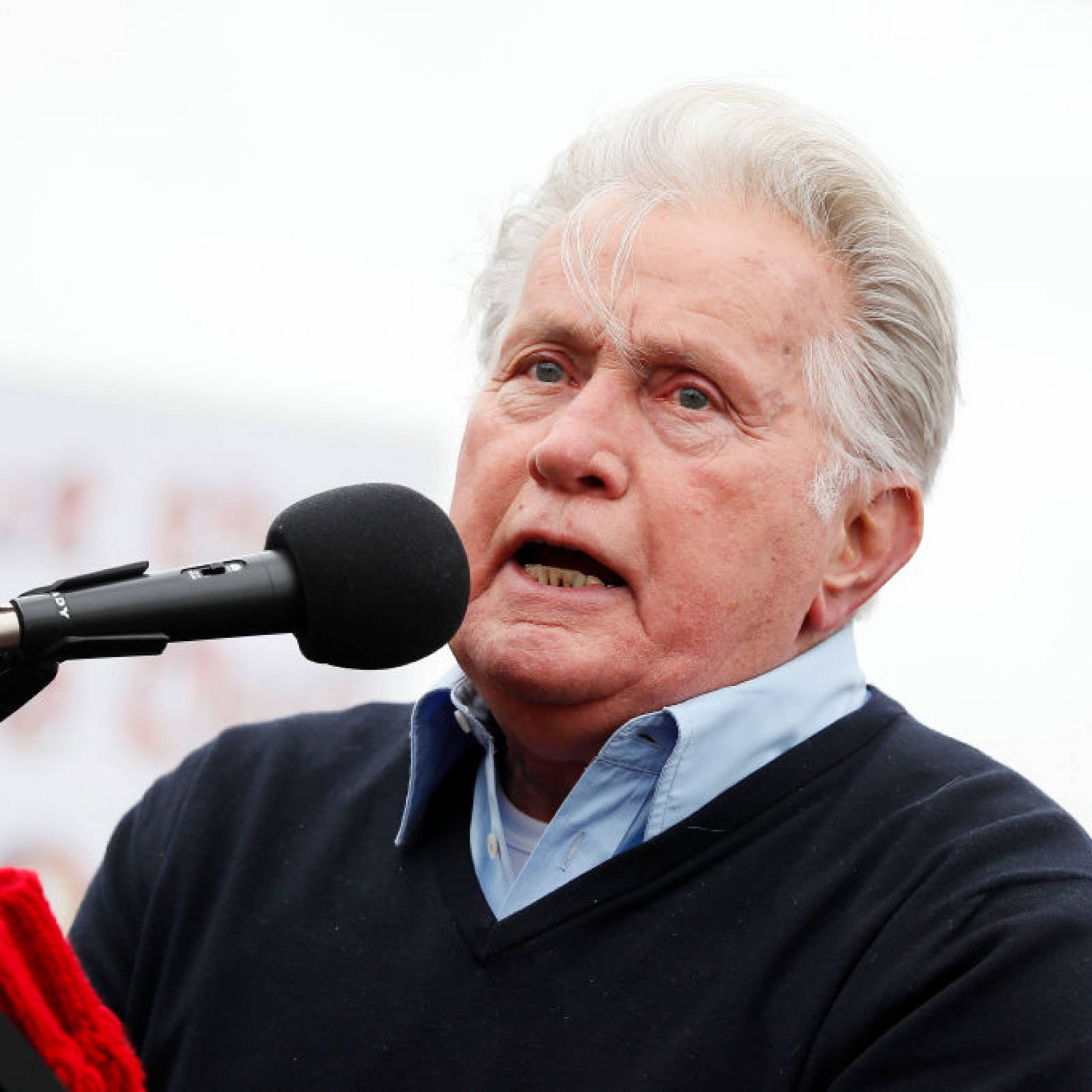 American Actor Martin Sheen Fire Drill Fridays Background