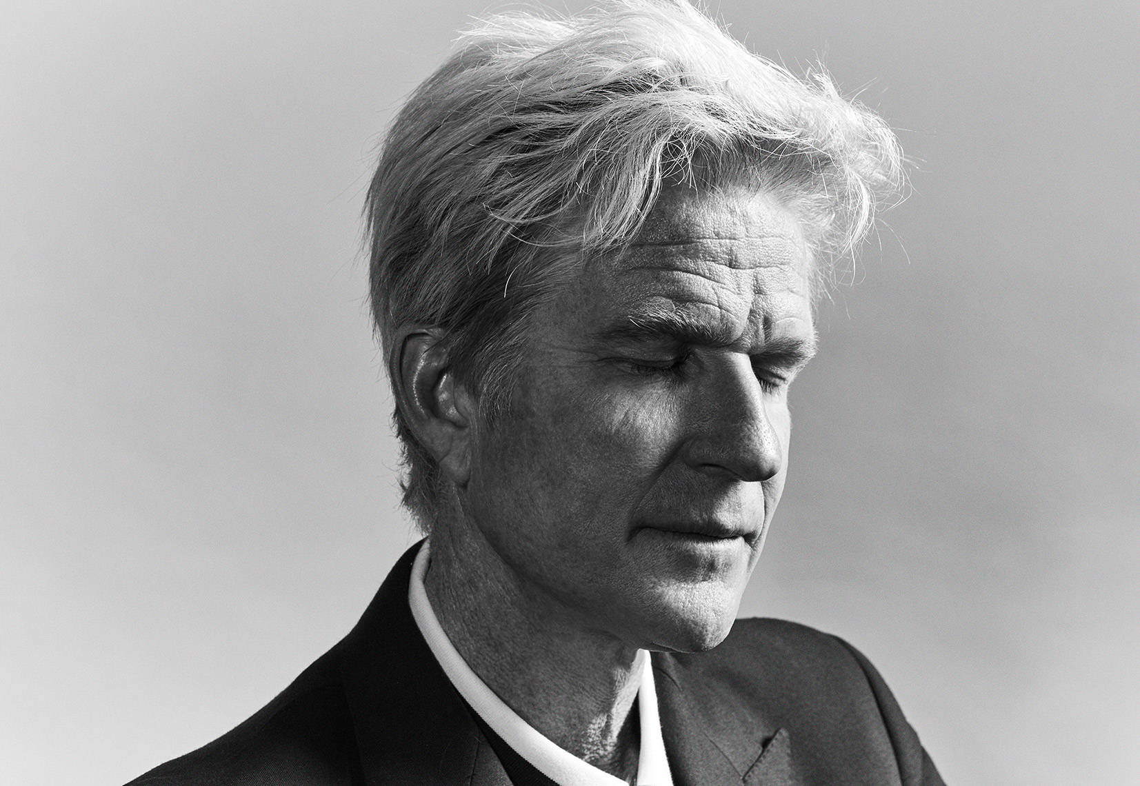 American Actor Matthew Modine Greyscale Portrait