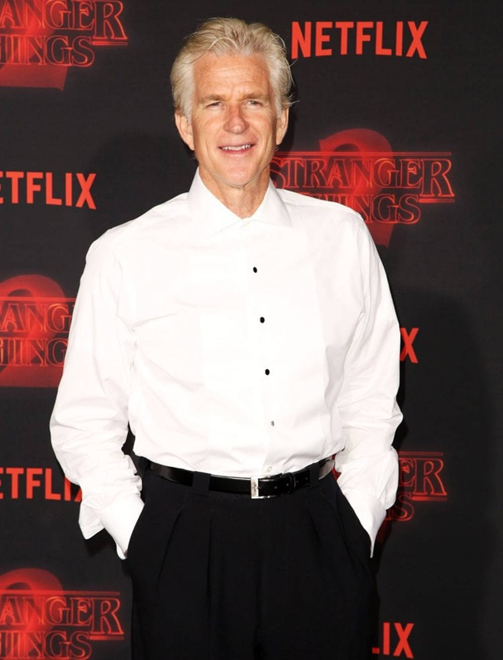 American Actor Matthew Modine In Stranger Things 2 Premiere Night Background