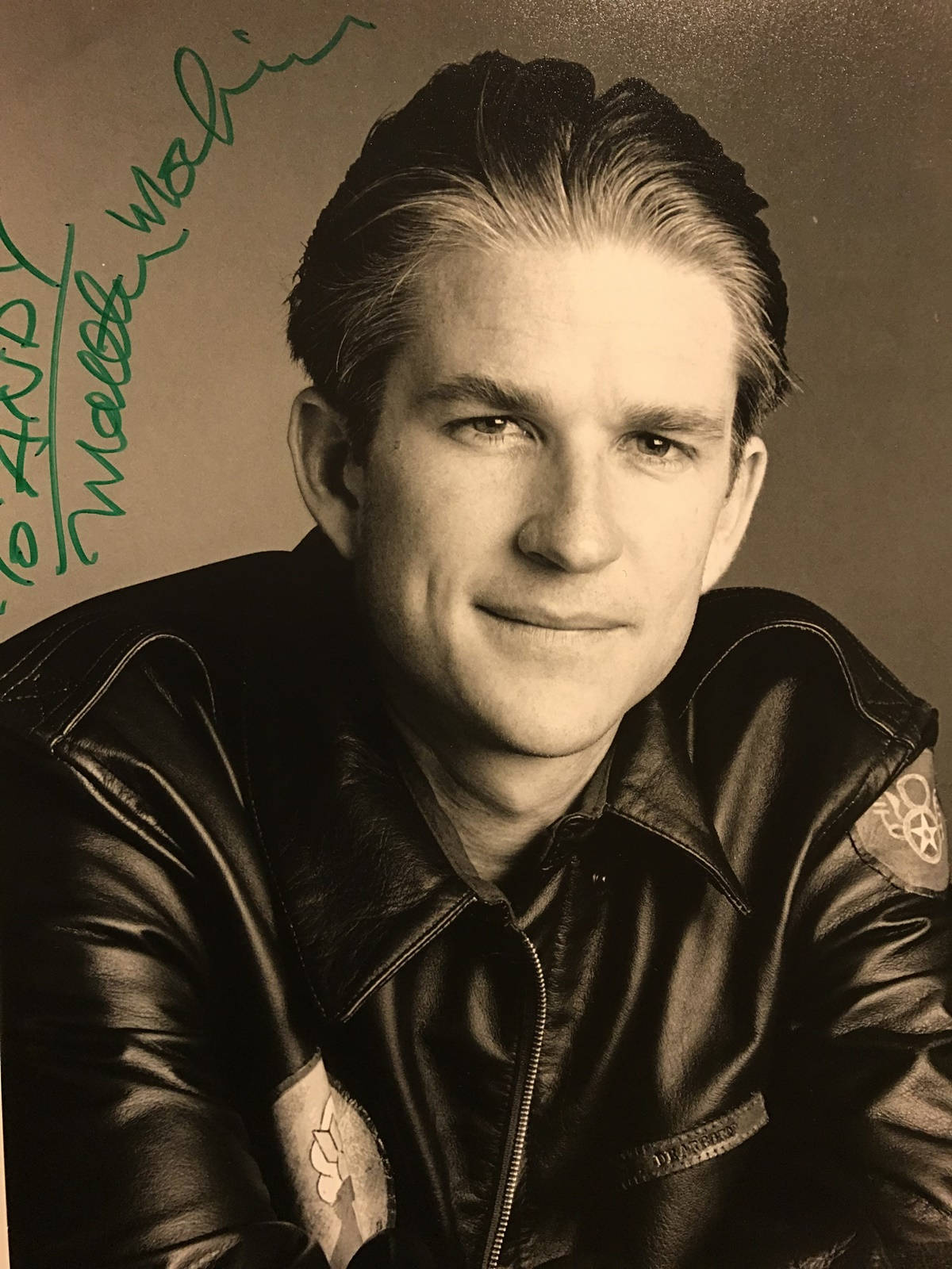 American Actor Matthew Modine Vintage Portrait Background