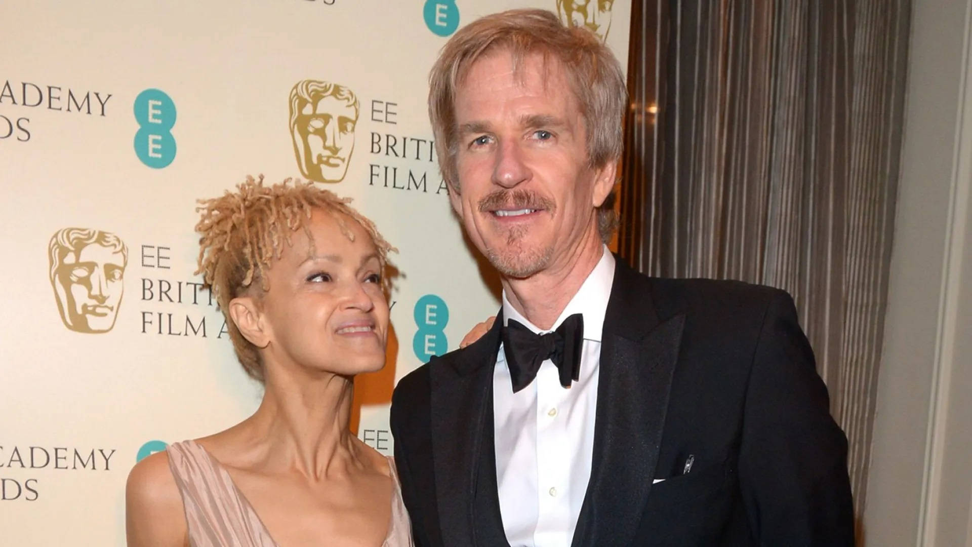 American Actor Matthew Modine With His Wife Caridad Rivera Background