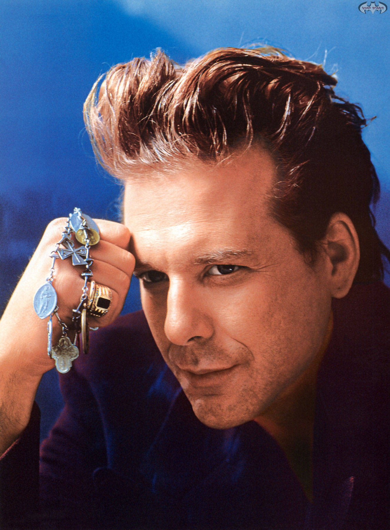 American Actor Mickey Rourke High And Low Background