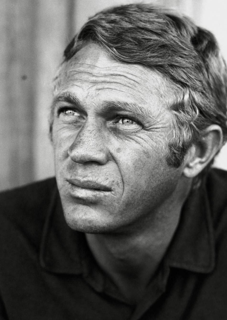 American Actor Steve Mcqueen Dutch Angle Shot