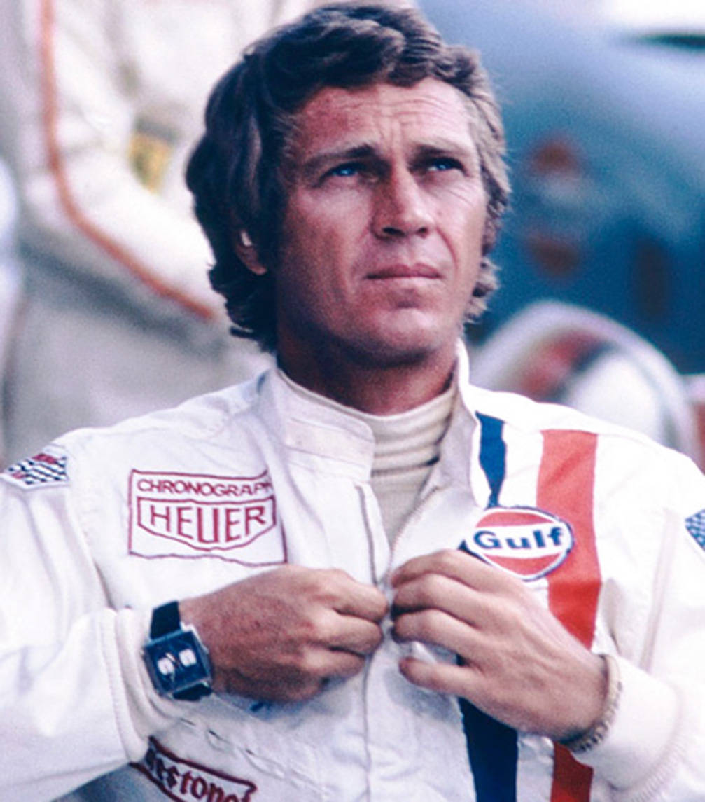 American Actor Steve Mcqueen In Le Mans Movie Still Background