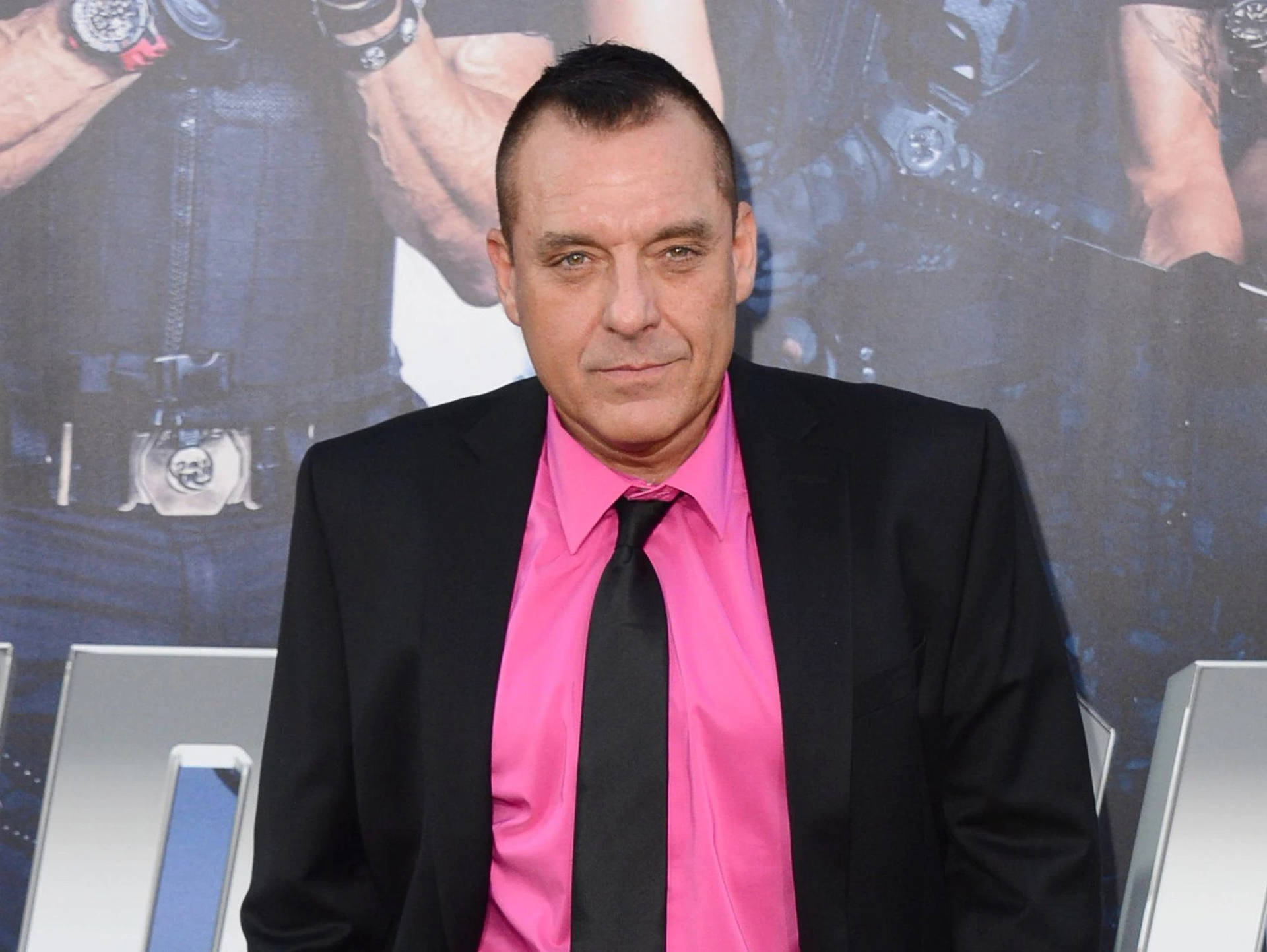 American Actor Tom Sizemore The Expendables 3 Portrait Background