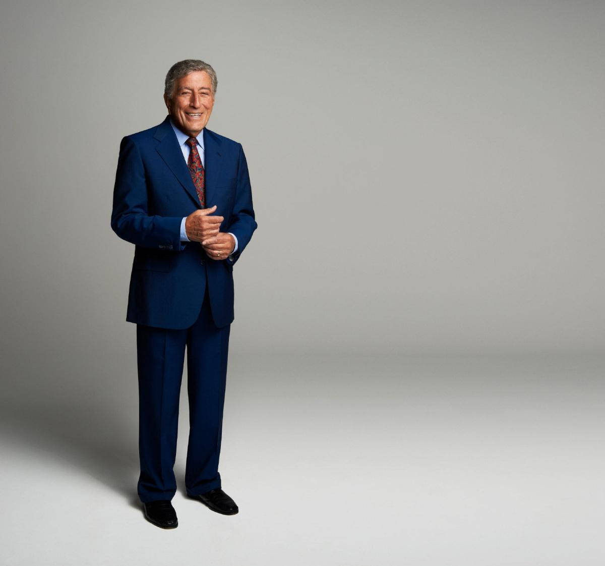 American Actor Tony Bennett Photoshoot Background