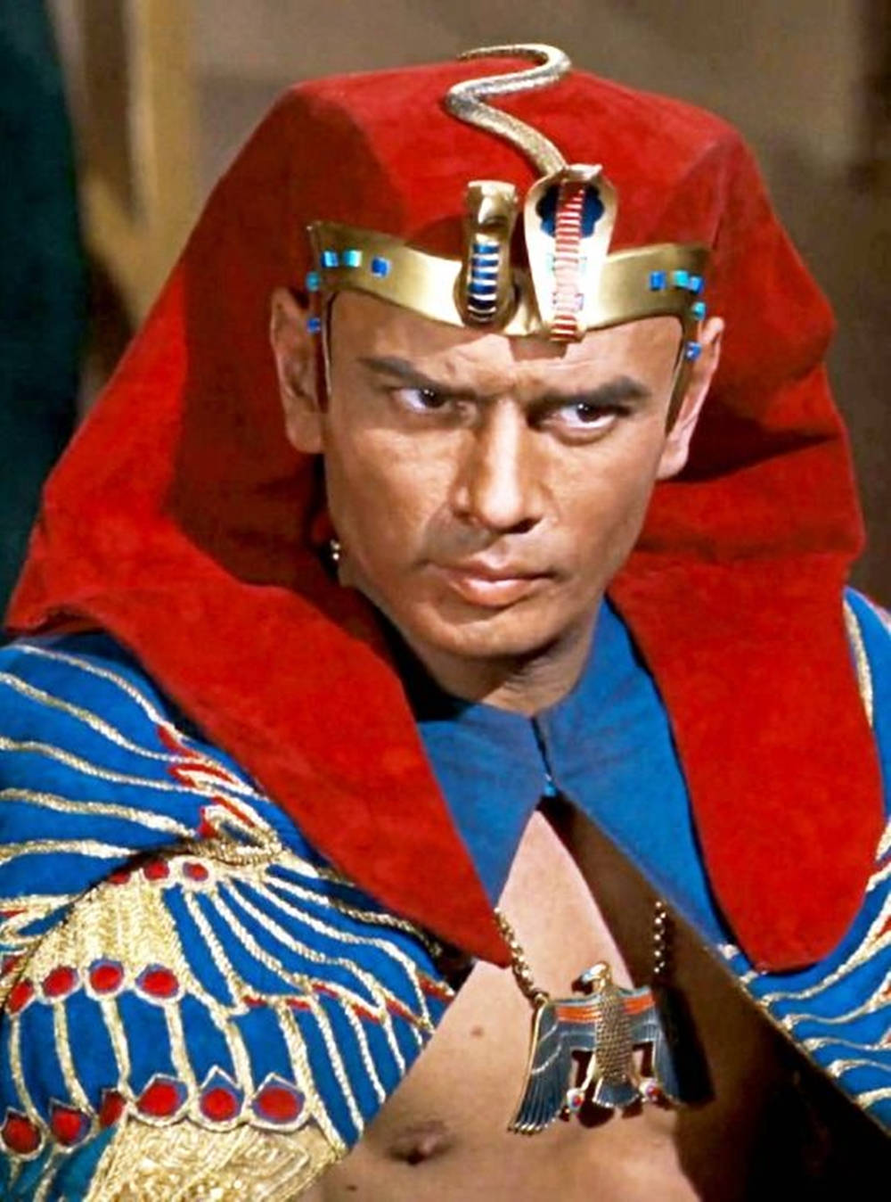 American Actor Yul Brynner As Pharaoh Ramses