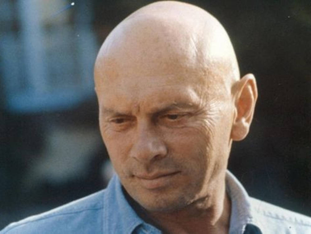 American Actor Yul Brynner Candid Shot Background