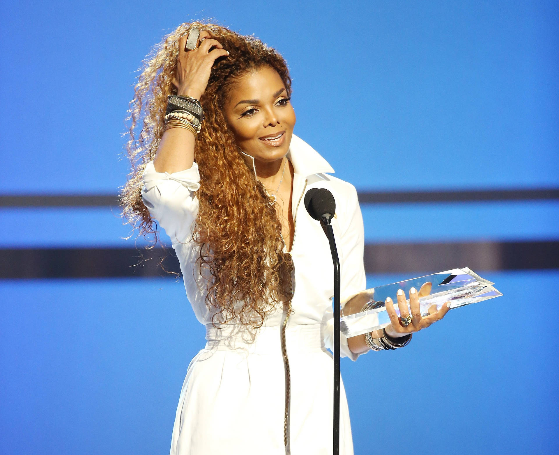 American Actress And Singer Janet Jackson In Bet Awards
