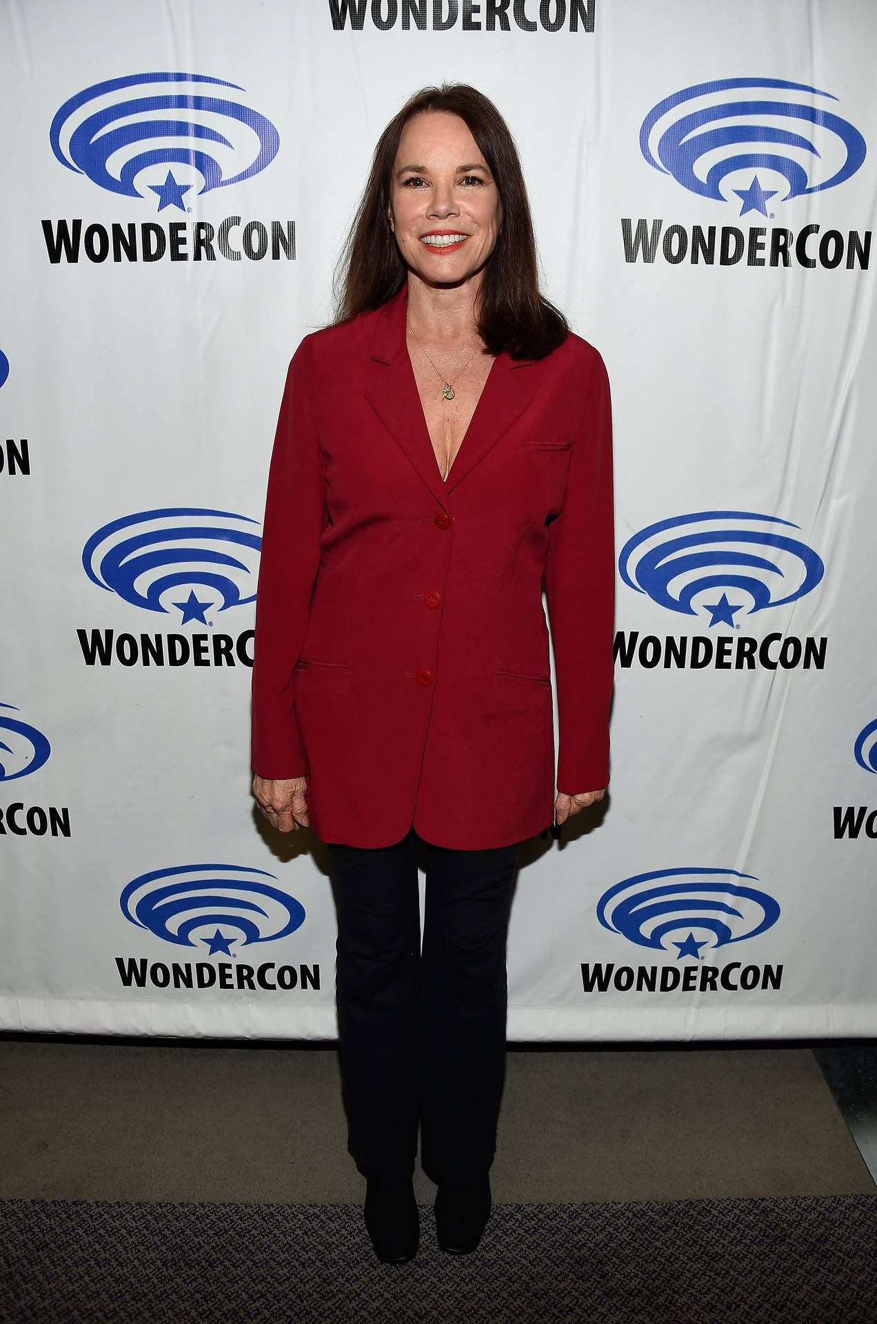 American Actress Barbara Hershey At The Wondercon Background