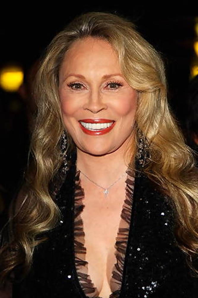 American Actress Faye Dunaway Age 70 Portrait Background