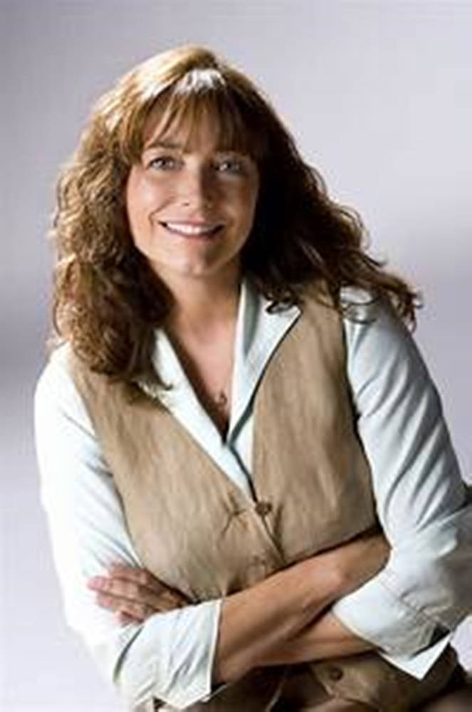 American Actress Karen Allen Indiana Jones Character Portrait Background