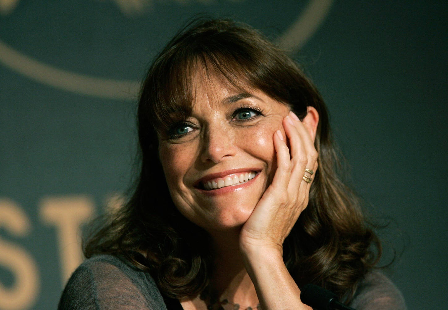 American Actress Karen Allen Indiana Jones Press Conference Background