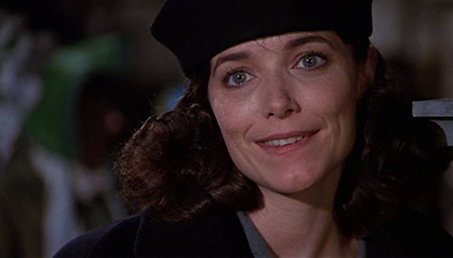 American Actress Karen Allen Scrooged Movie Still Background