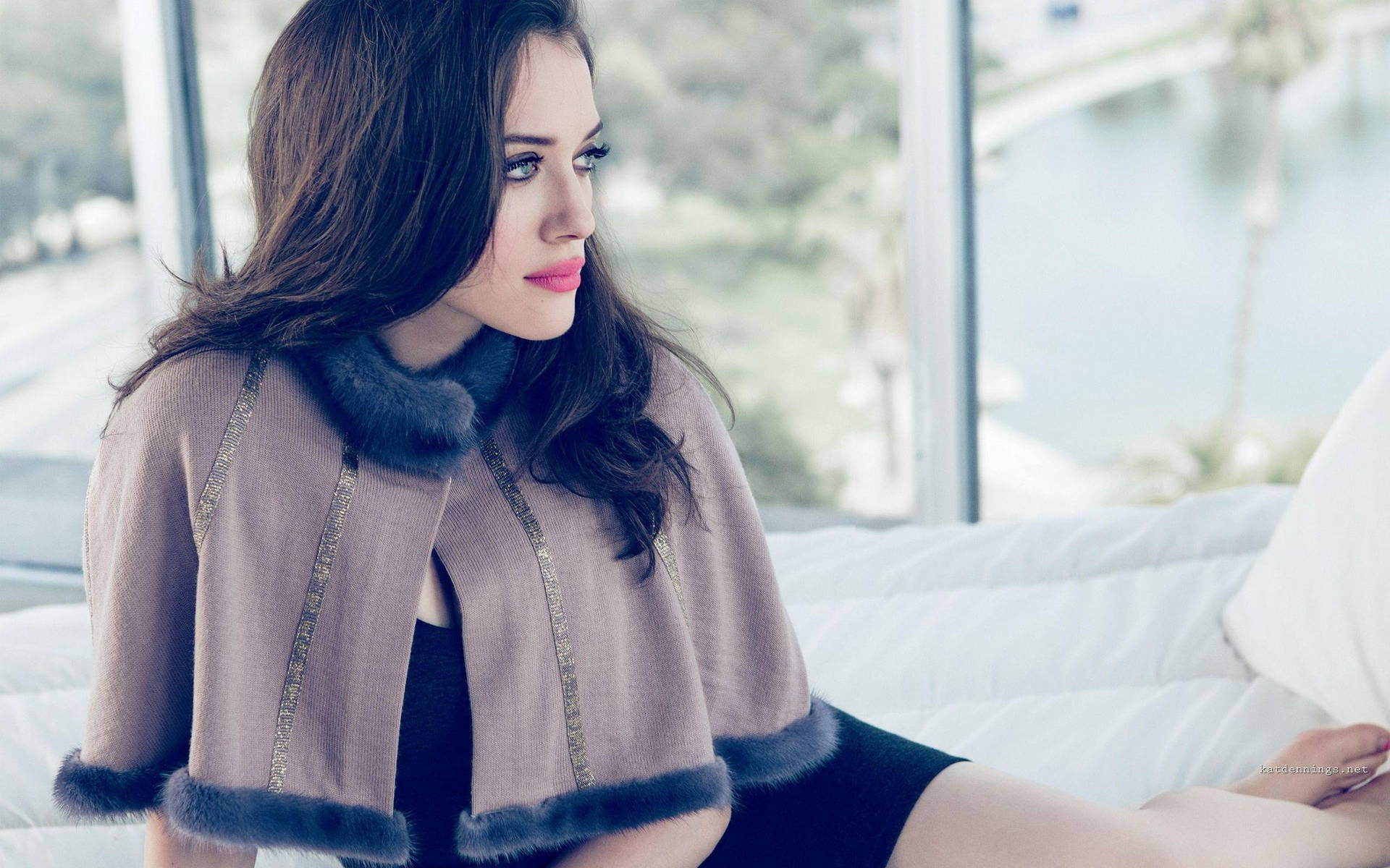 American Actress Kat Dennings 2014 Winter Photoshoot