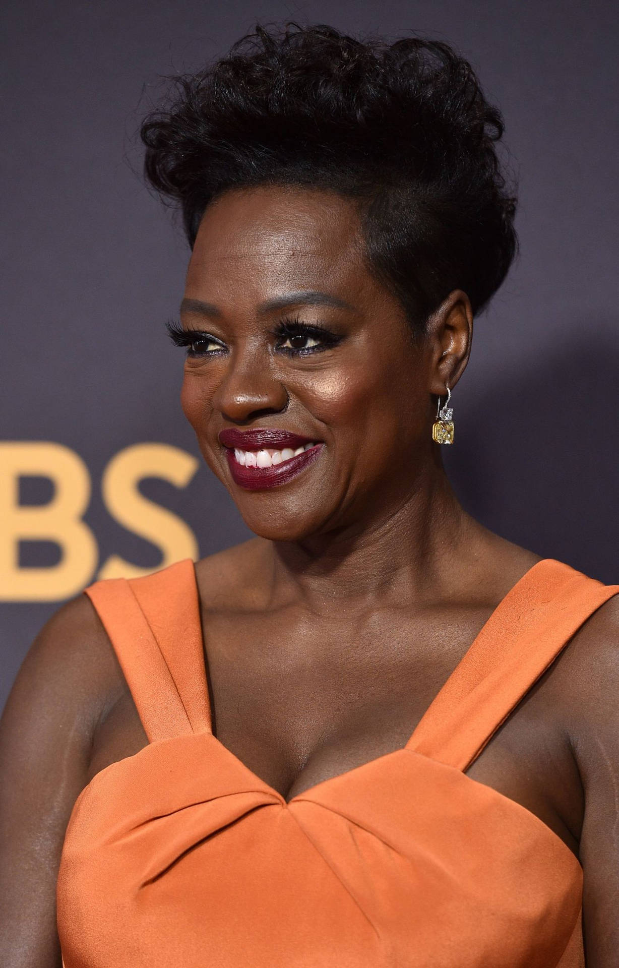 American Actress Viola Davis Emmys 2017 Background