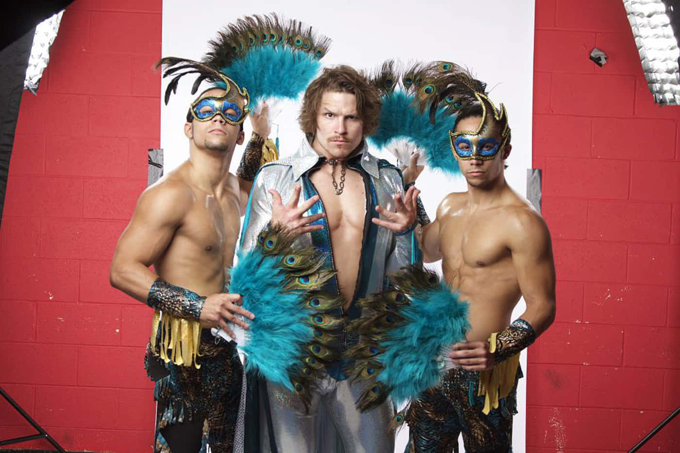 American Aew Wrestler Dalton Castle And The Boys Illustration Background