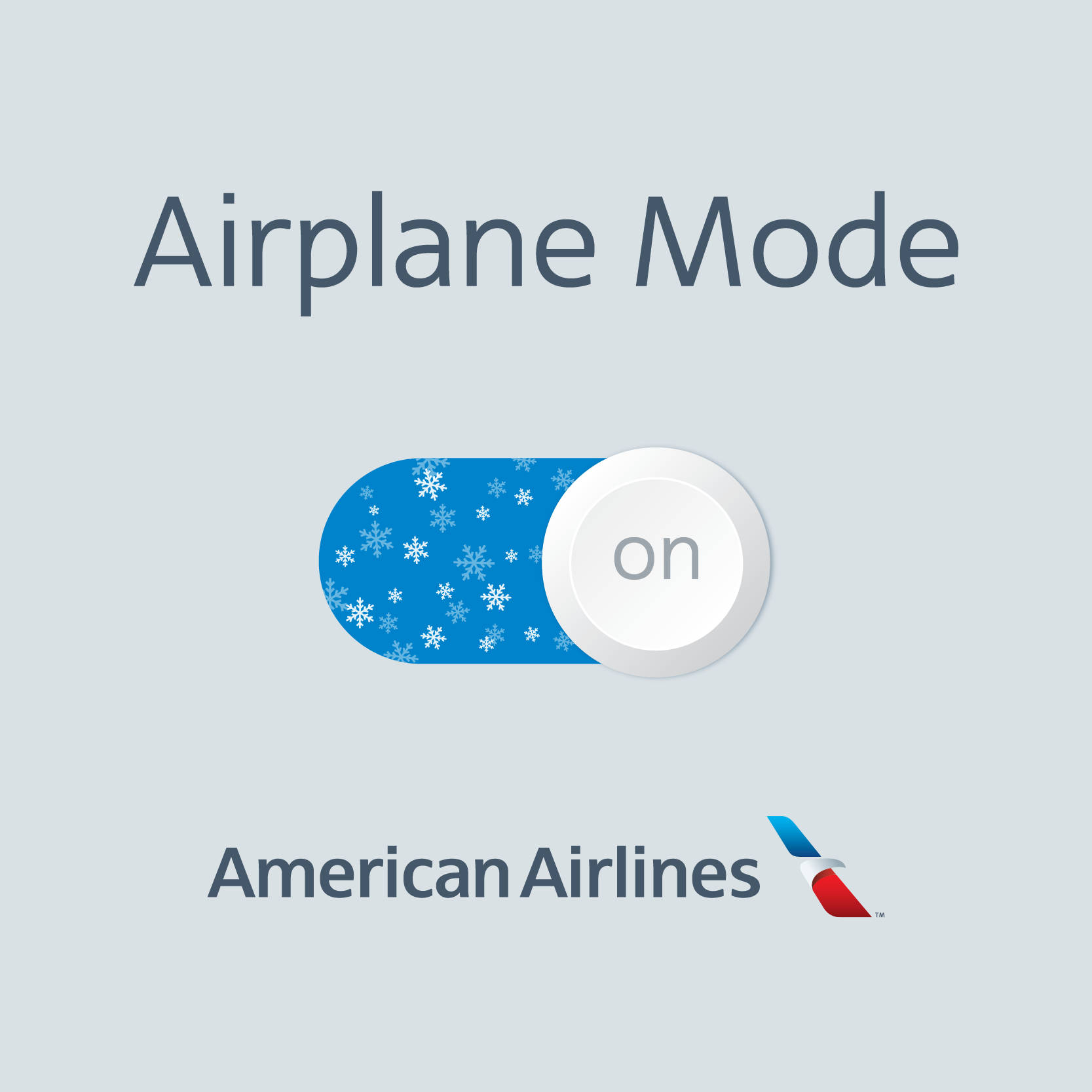 American Airlines Airplane Mode Background