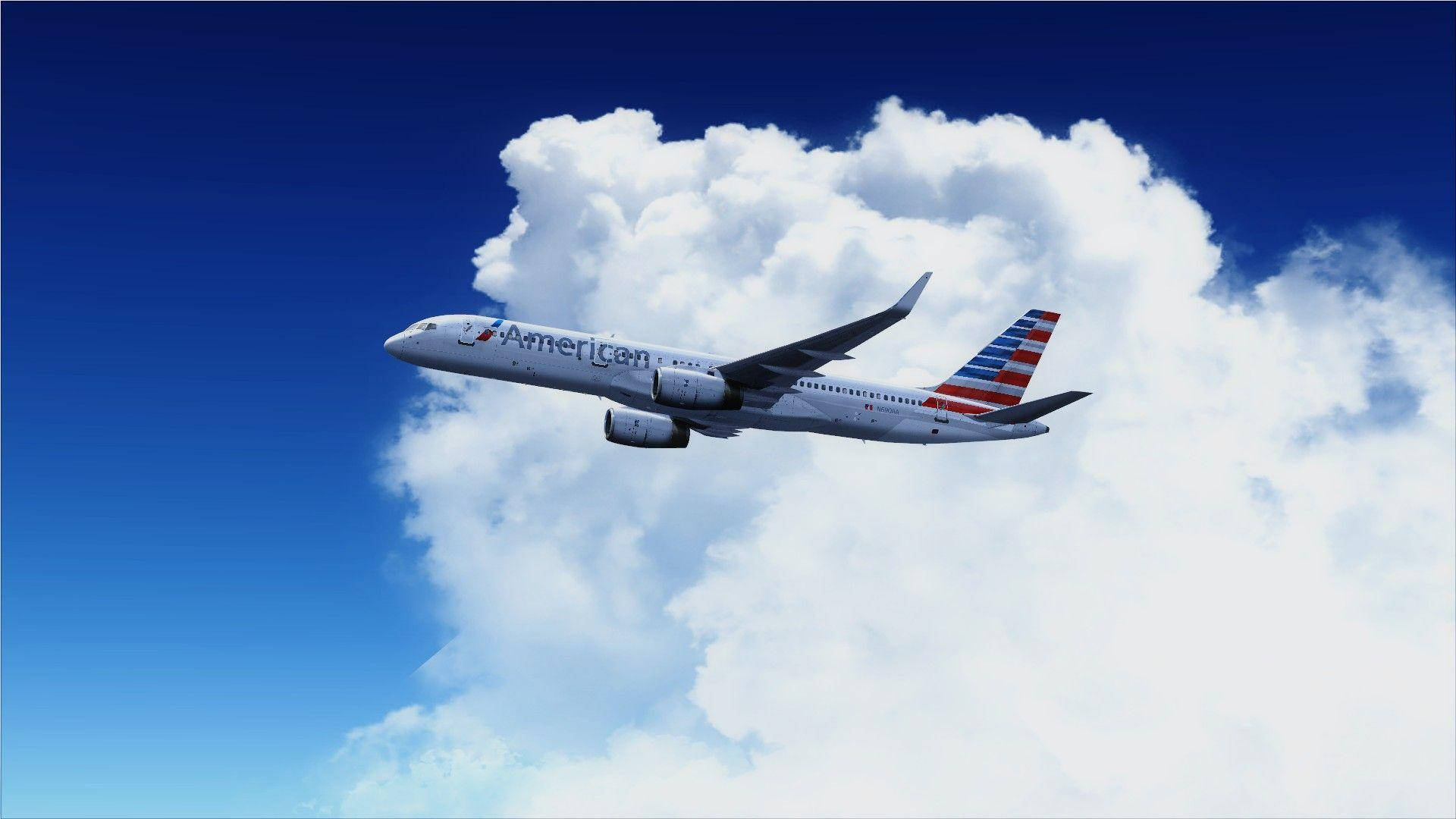 American Airlines Boeing 777-300er Background