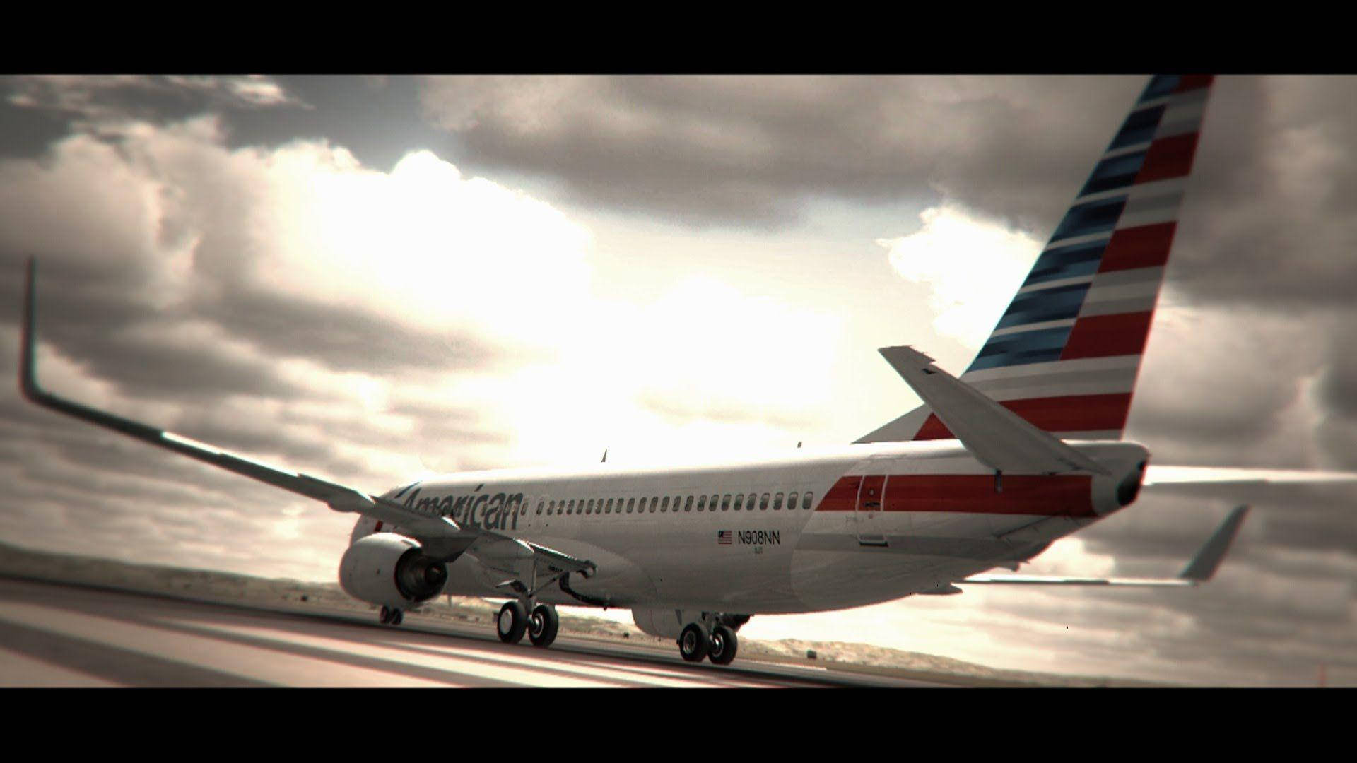 American Airlines Cinematic Photo Background