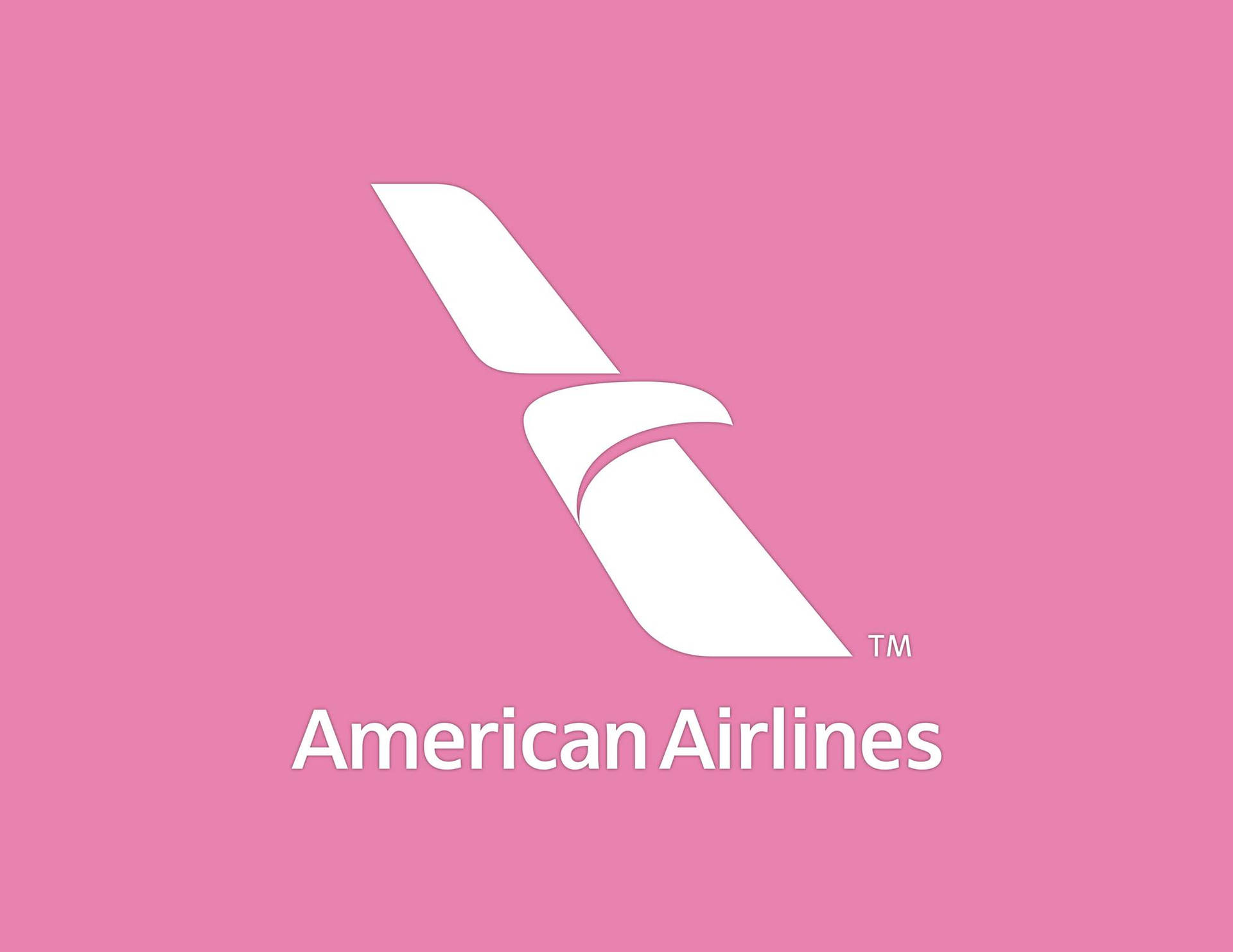 American Airlines Pink Poster Background
