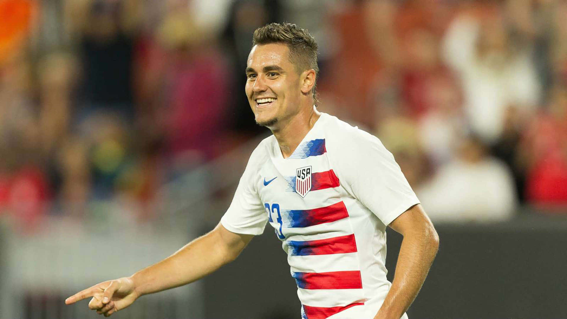 American Athlete Aaron Long Of United States Team Background
