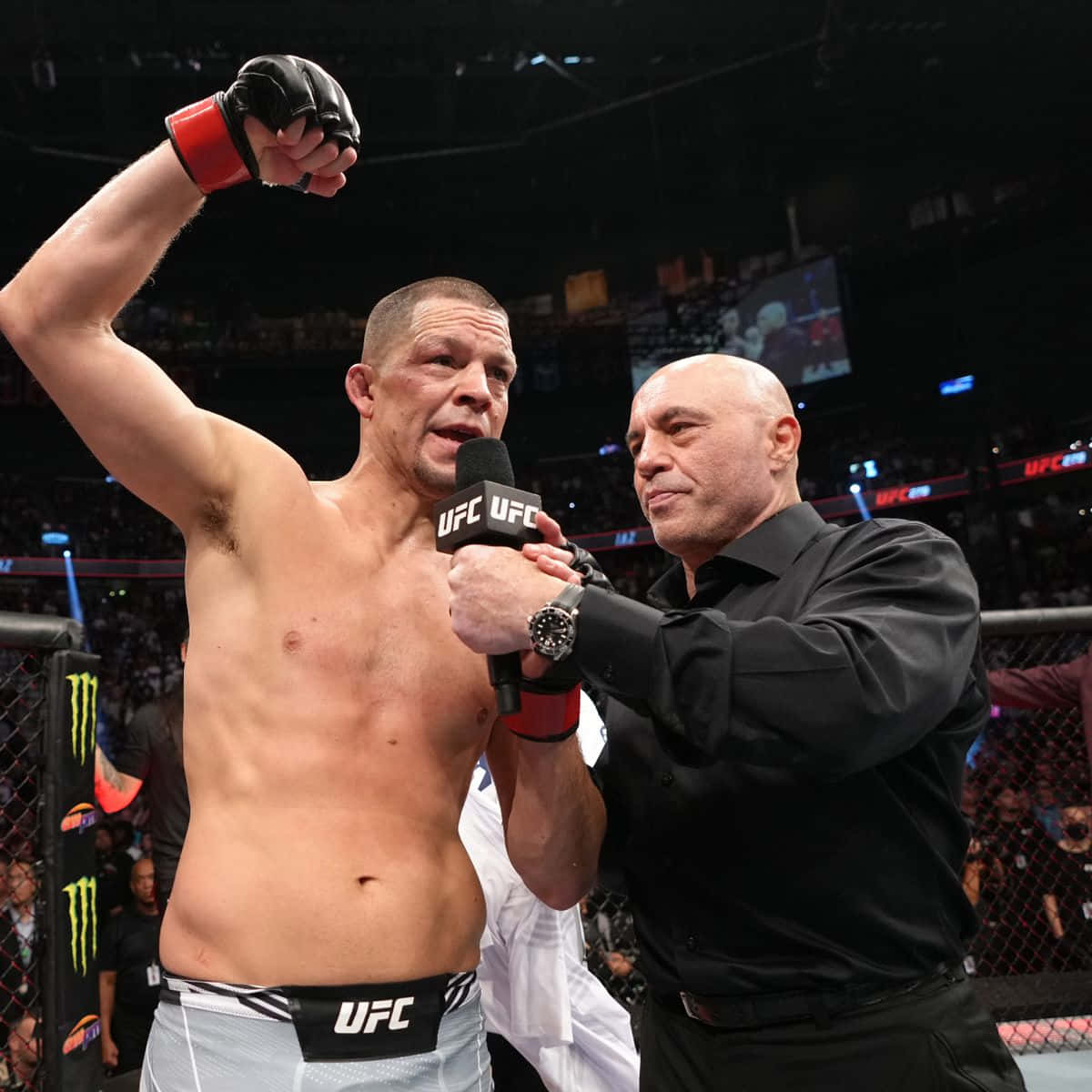 American Athlete Nate Diaz Ufc 279 Background