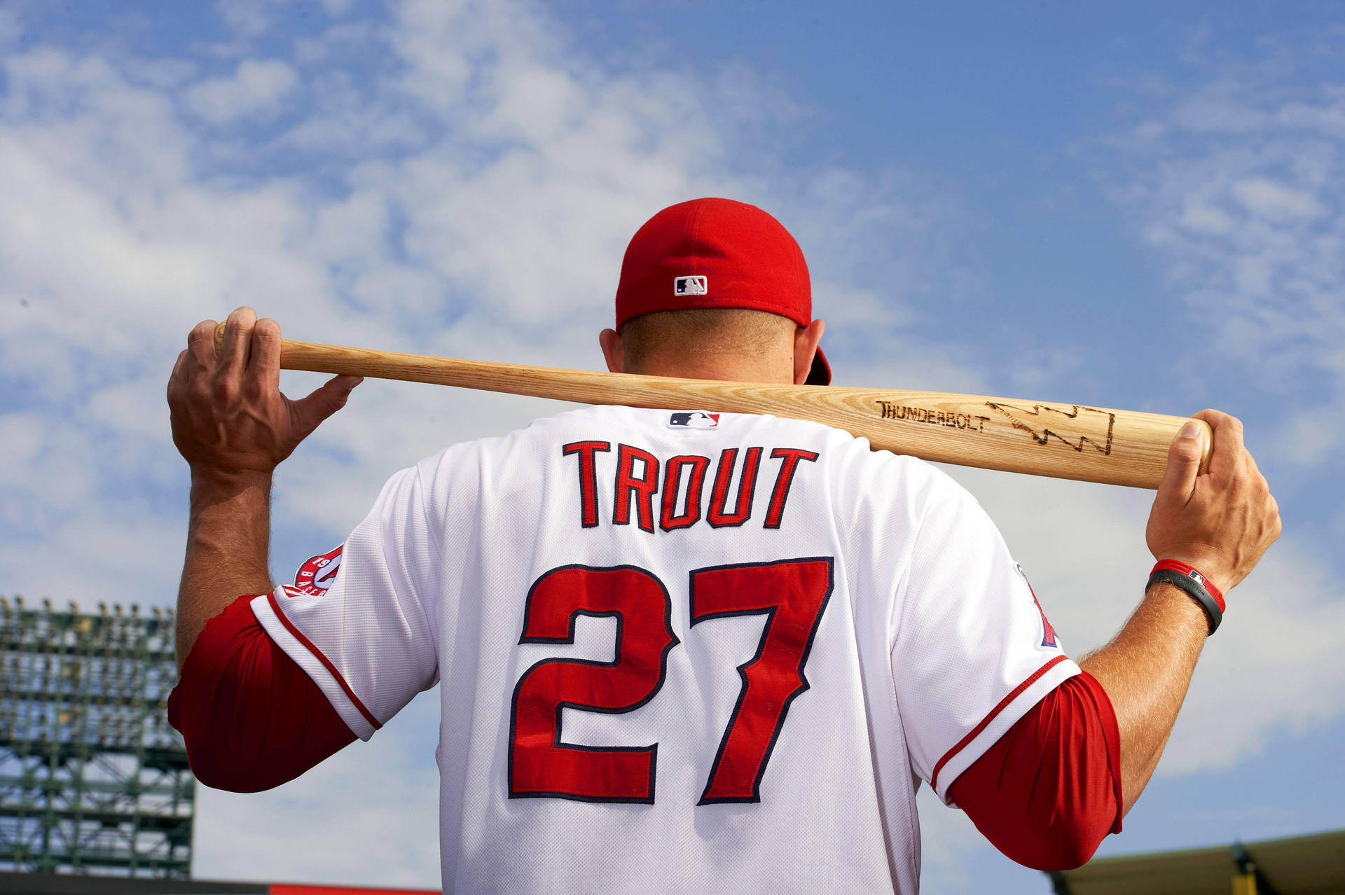 American Baseball Player Mike Trout Background