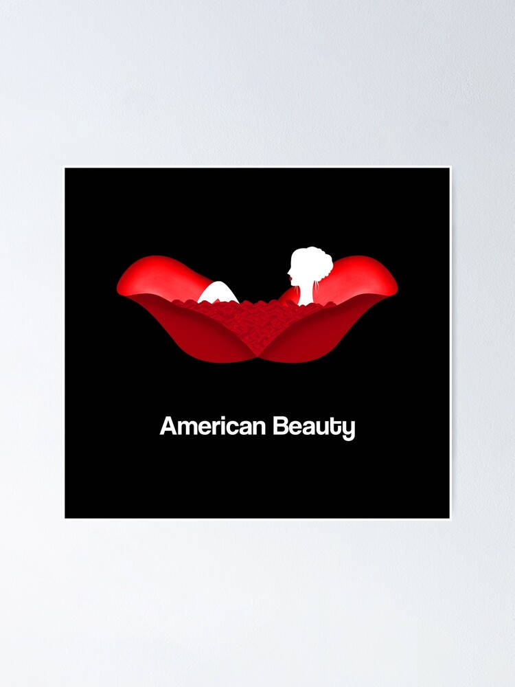 American Beauty Rose Bathtub Background