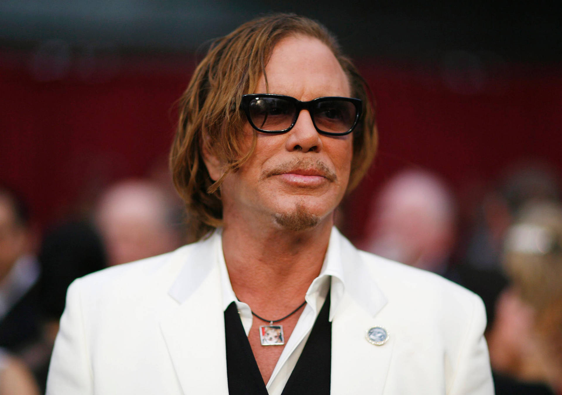 American Best Actor Mickey Rourke At Academy Awards