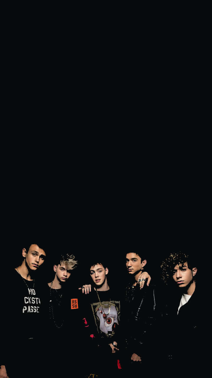 American Boy Band Why Don't We All Black Ensemble Background
