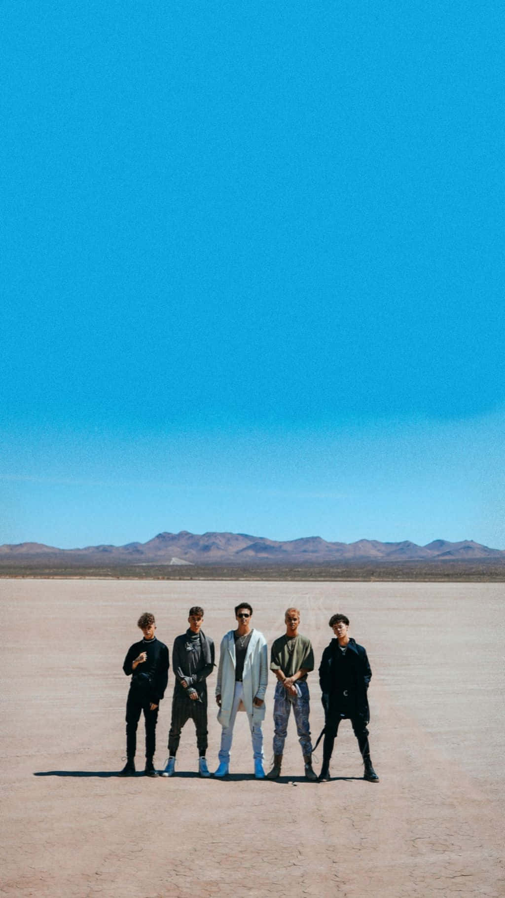 American Boy Band Why Don't We On The Flats Background