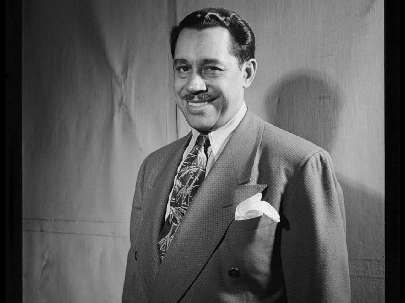 American Cab Calloway Smiling Background