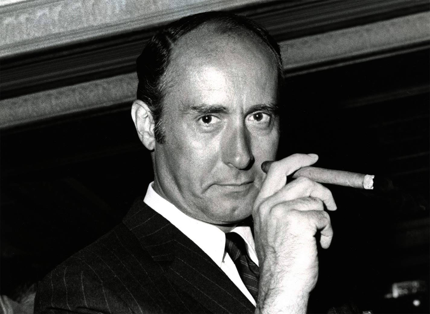 American Composer Henry Mancini Close Up Angle Shot Background