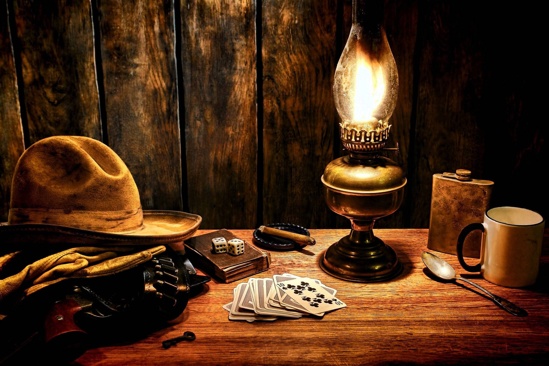 American Cowboy Setup Background