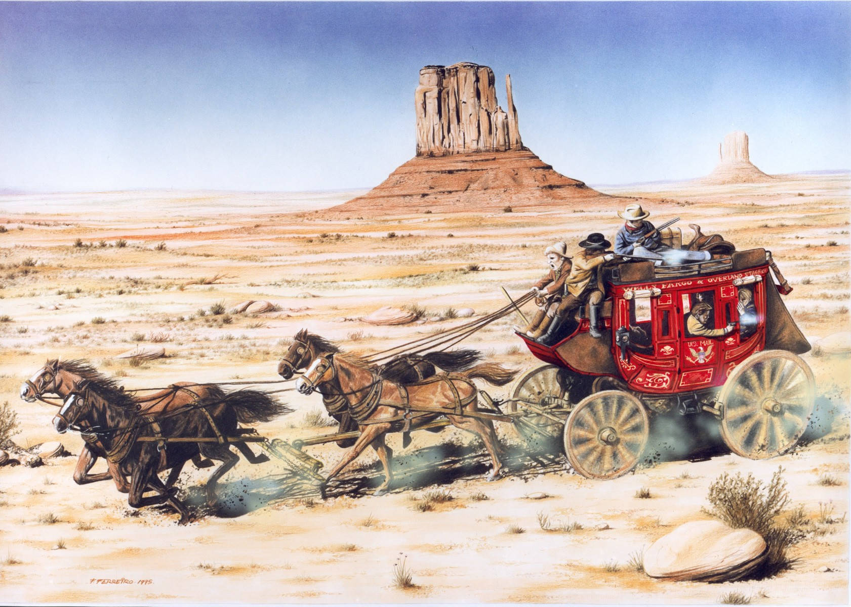 American Cowboy Transportation Background