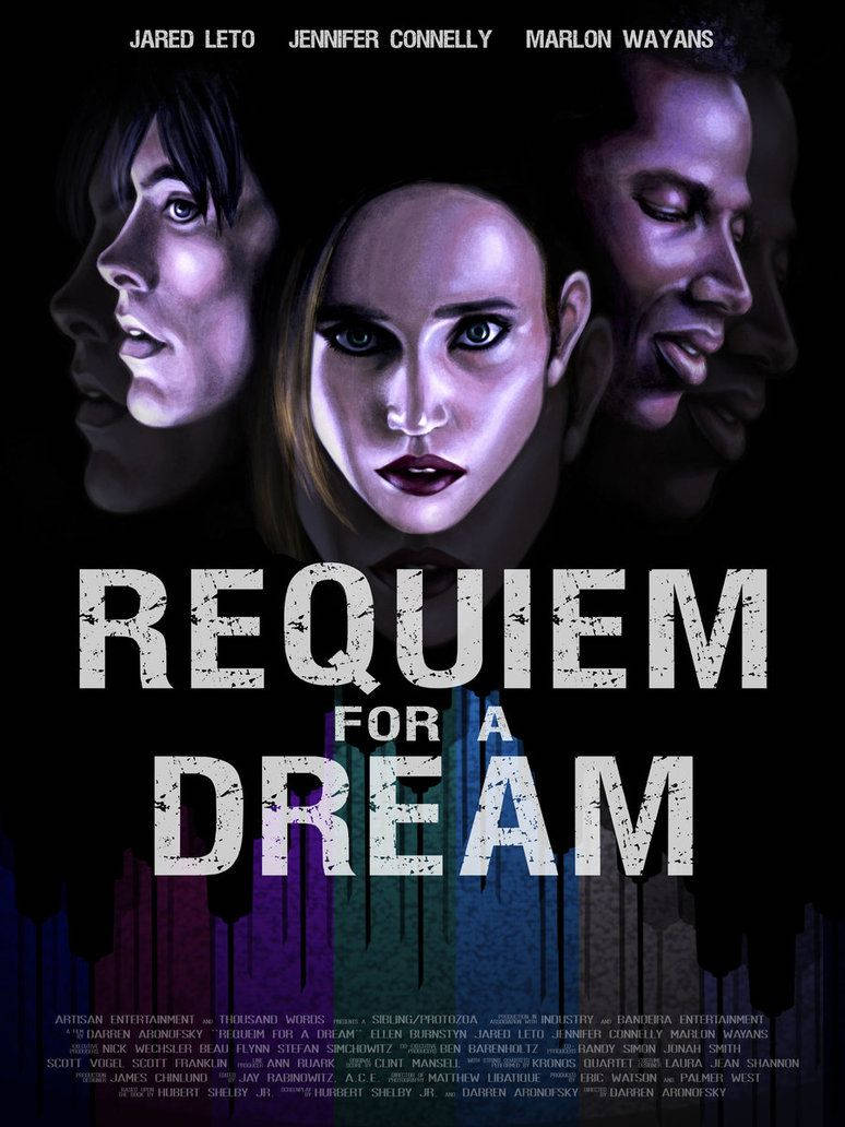 American Drama Requiem For A Dream Poster Background