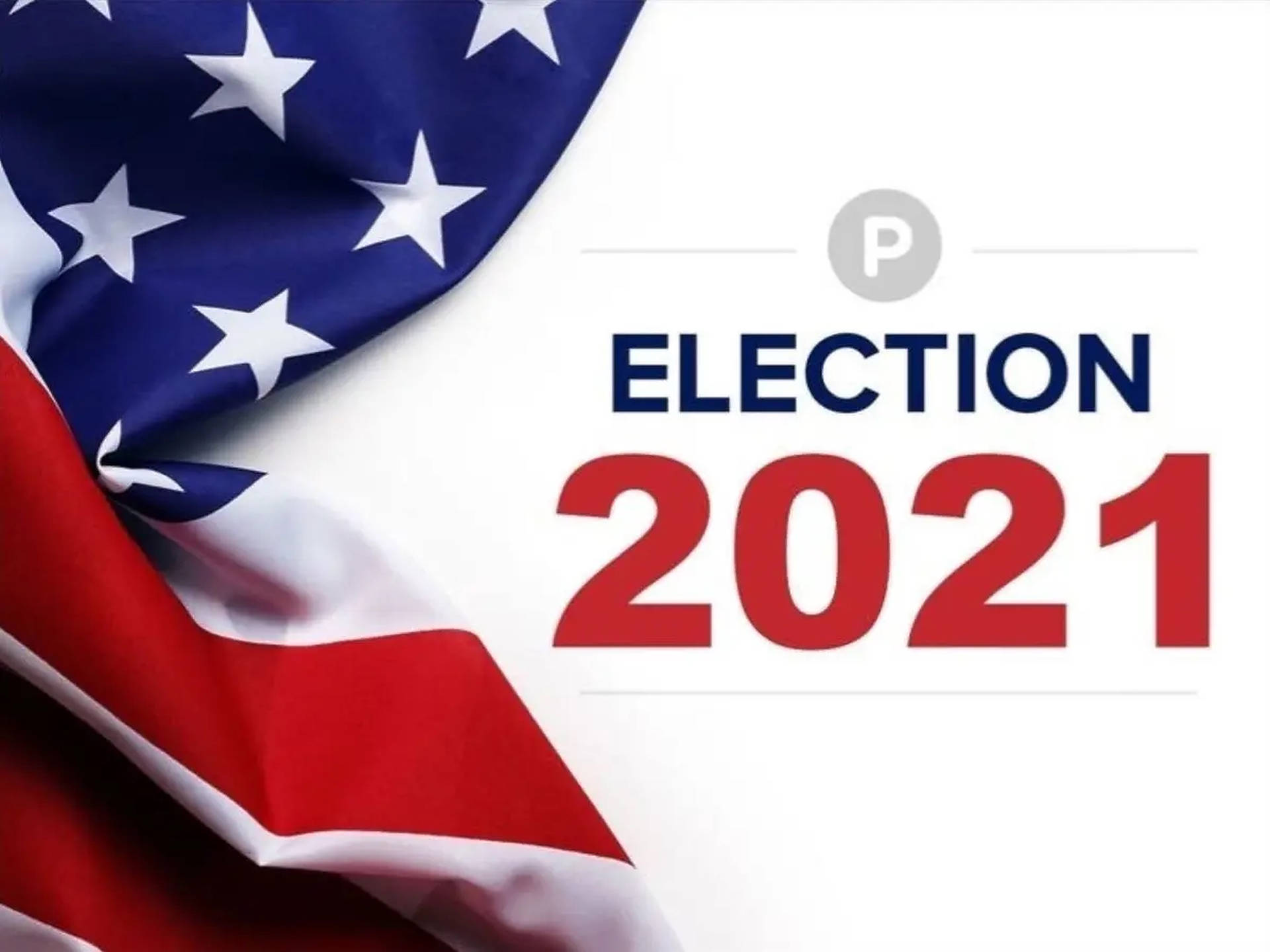 American Election 2021 Banner Background
