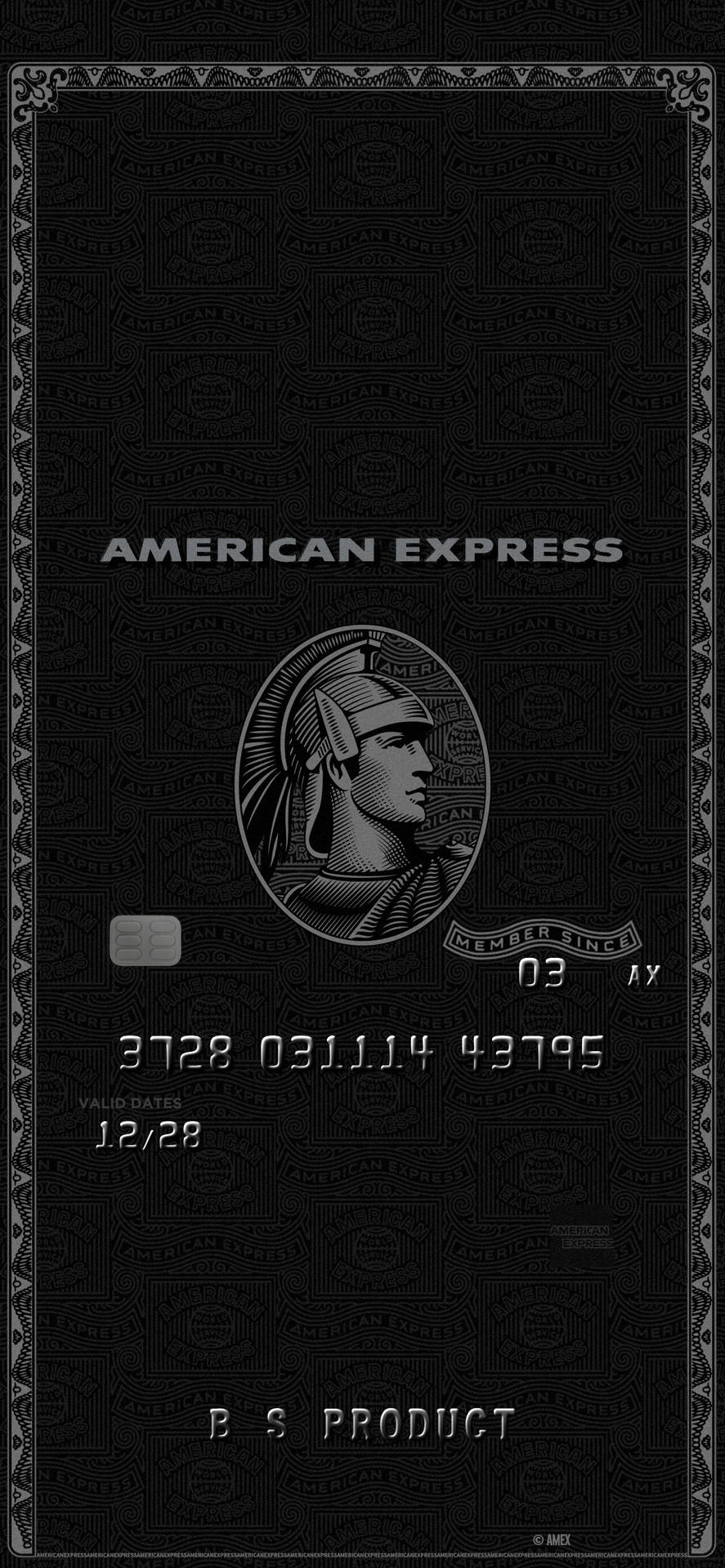 American Express Black Centurion Background