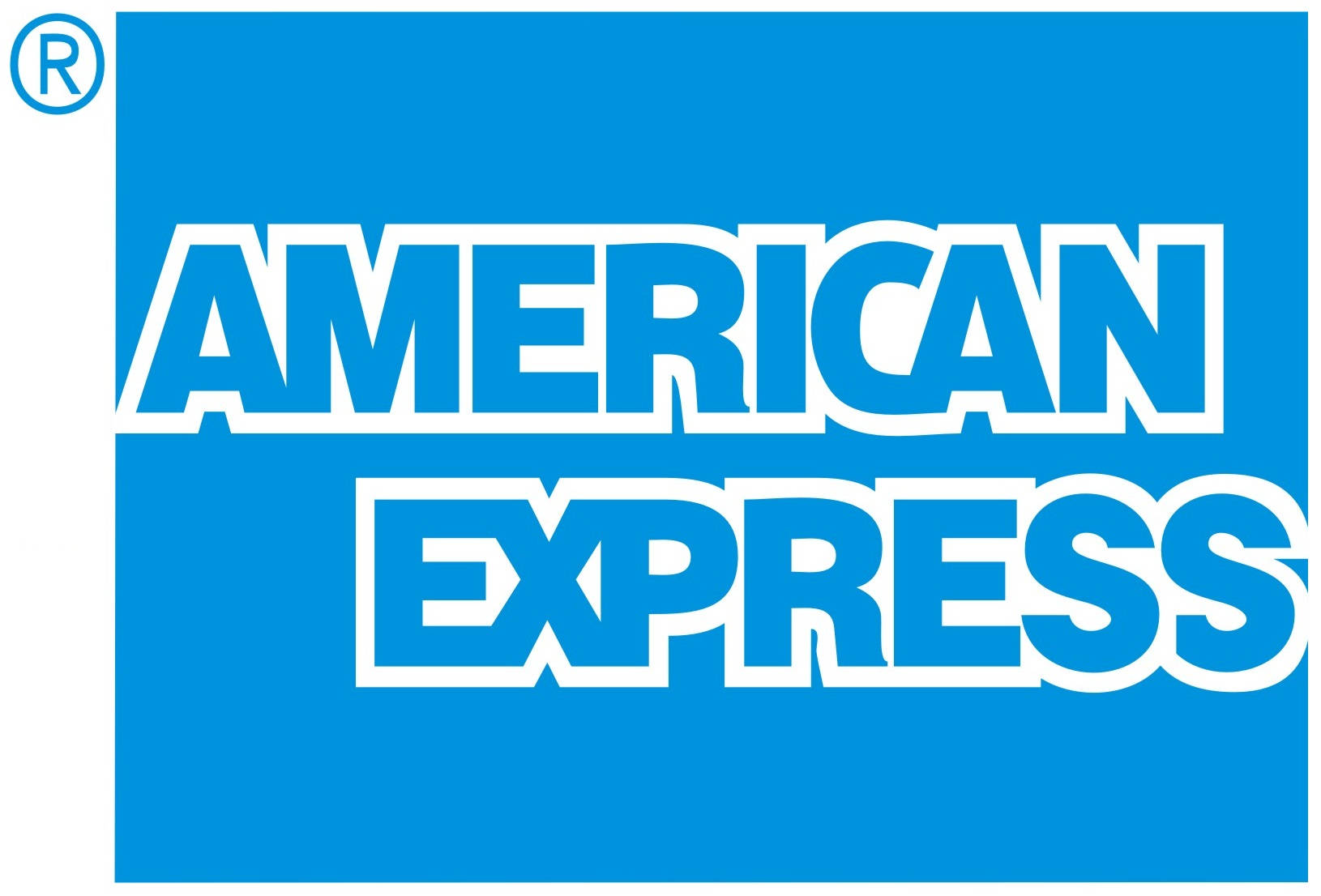 American Express Blue Logo Background