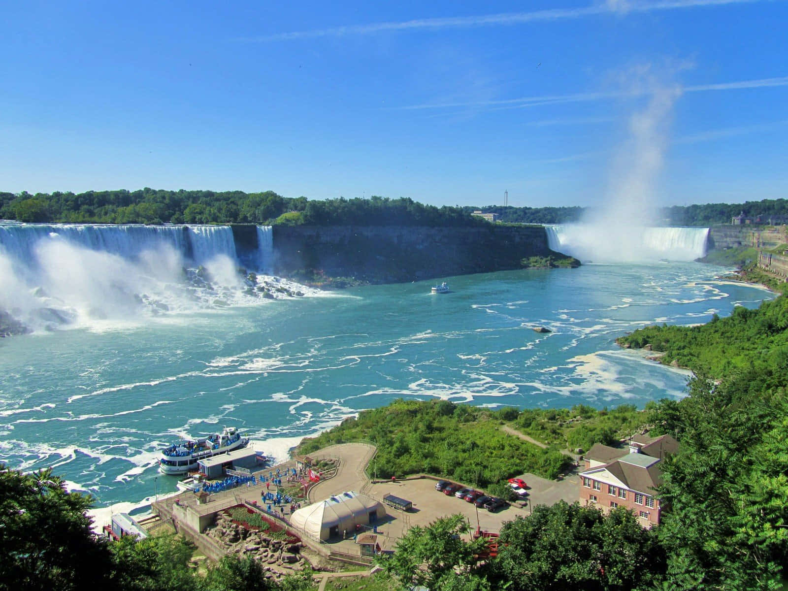 American Falls And Niagara Falls Canada