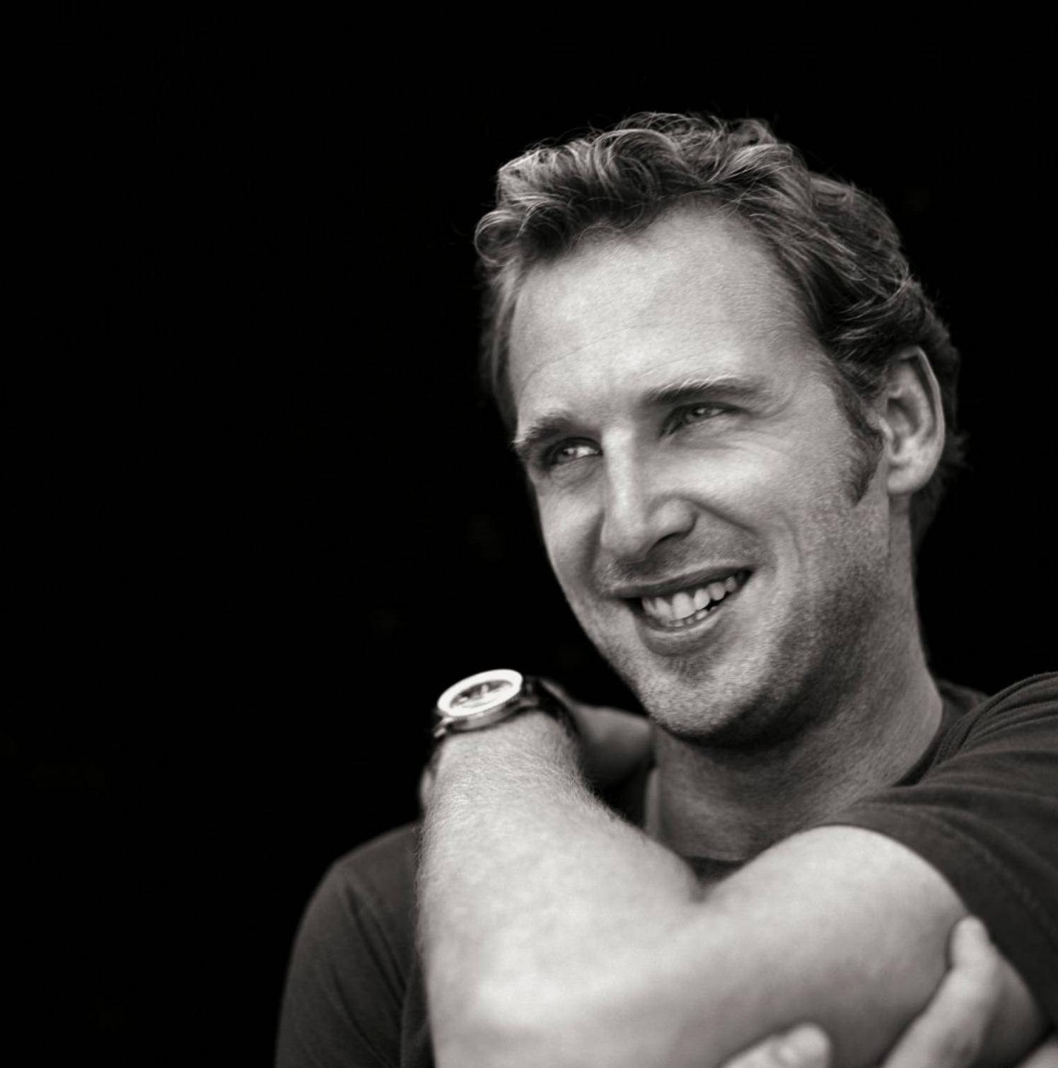 American Film Actor Josh Lucas Monochrome Photograph