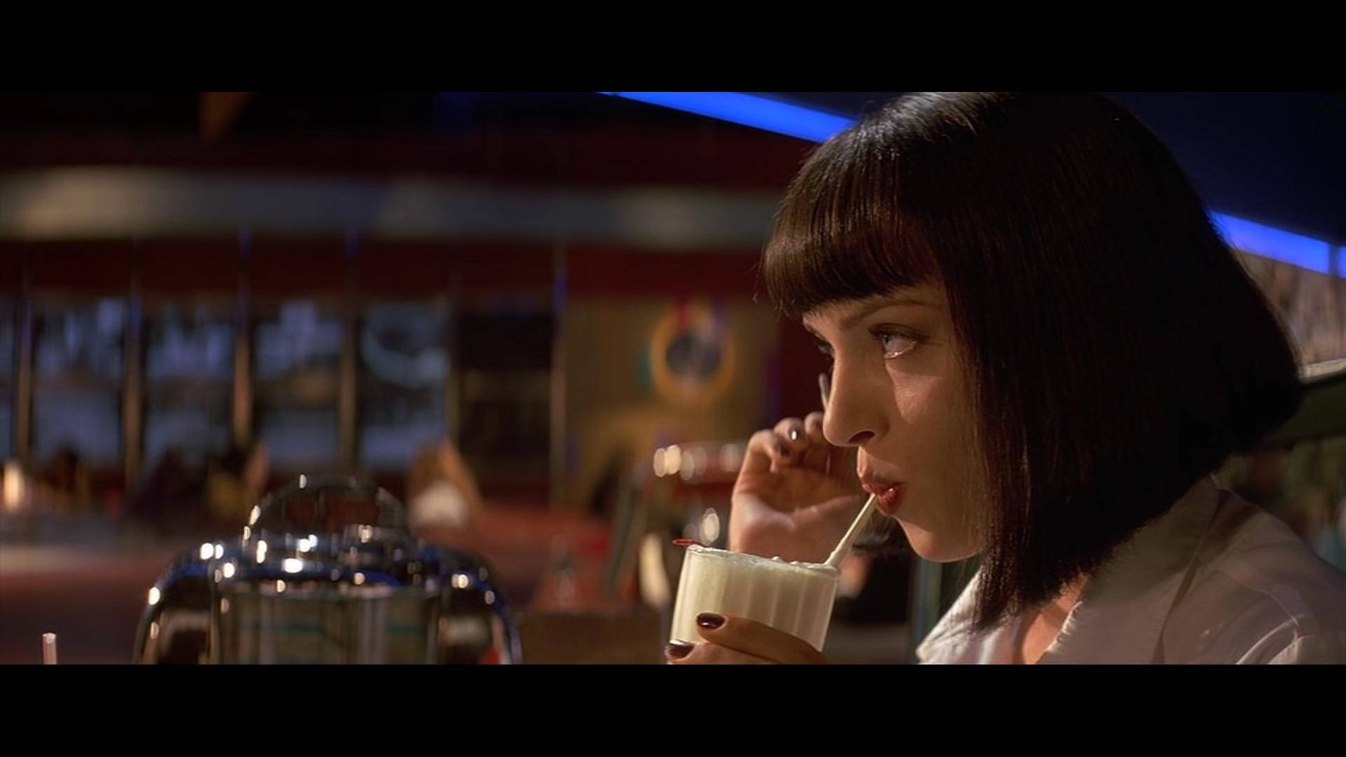 American Film Pulp Fiction Mia Wallace Background