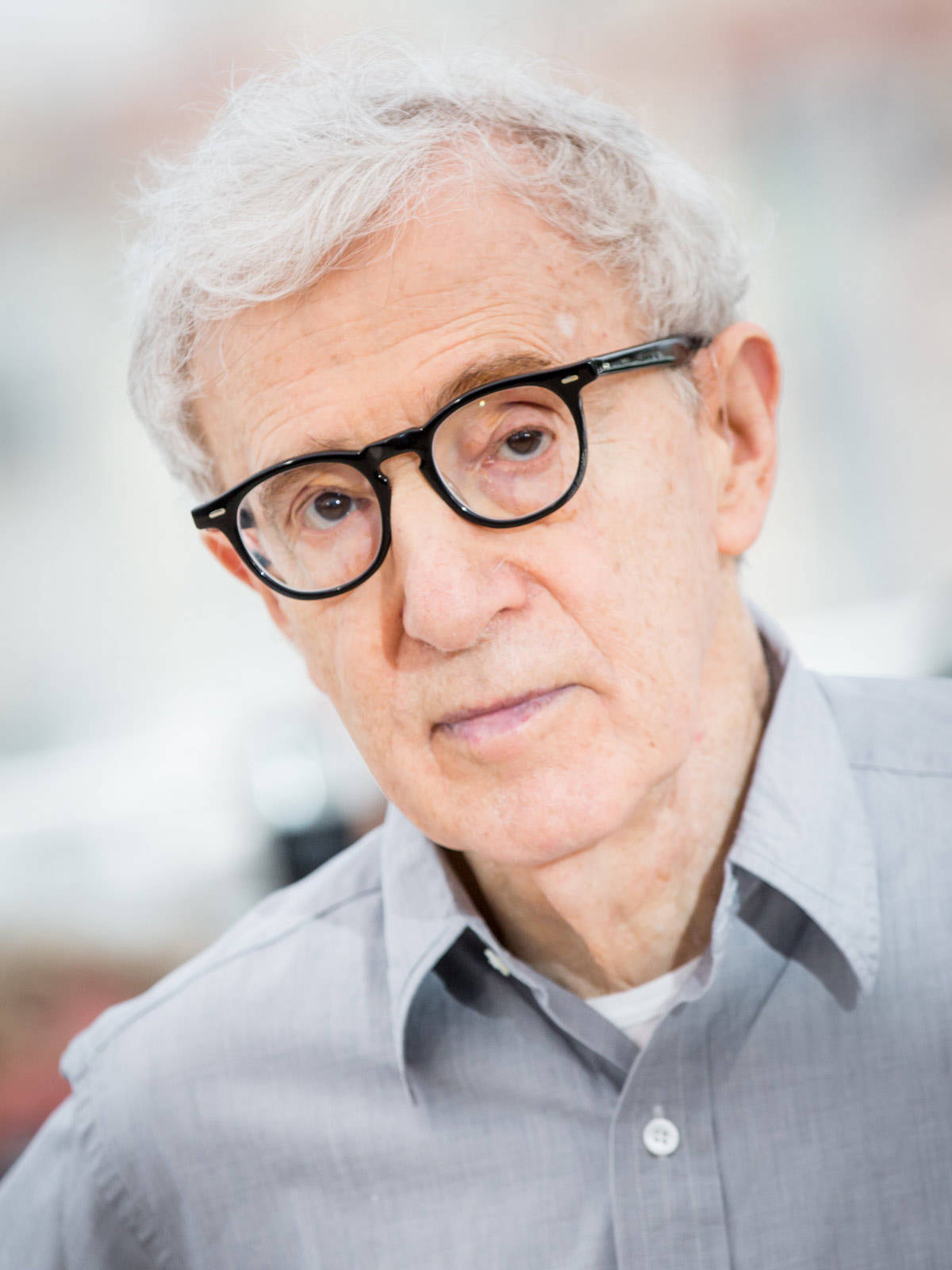 American Filmmaker Woody Allen During The 69th Cannes Film Festival Background