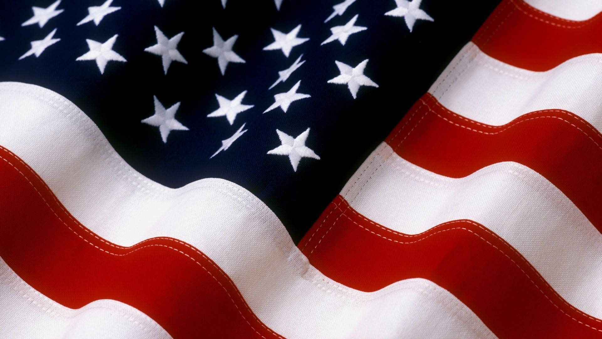American Flag Close-up Background